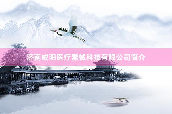 济南威阳医疗器械科技有限公司简介